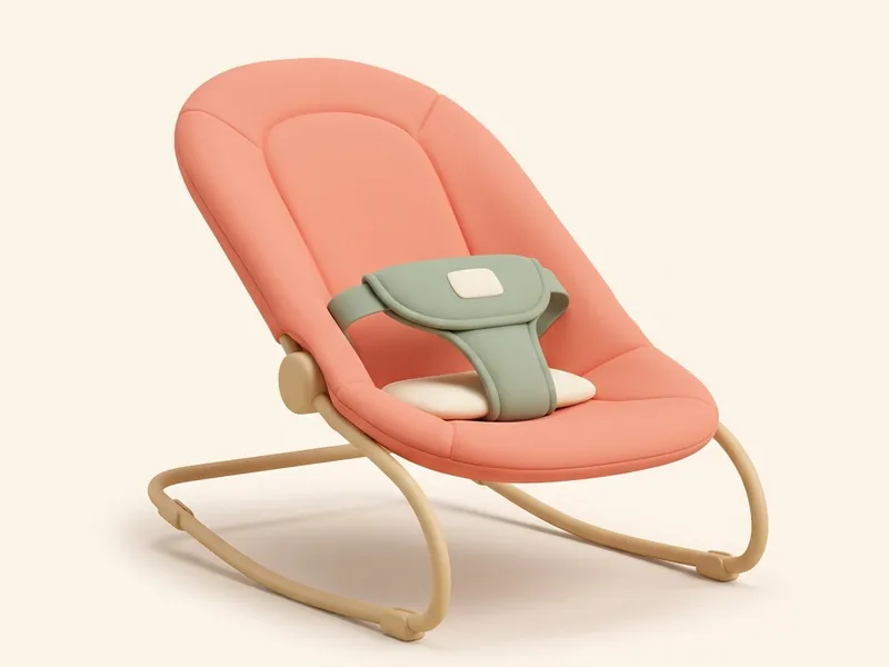 Bouncer or Baby Seat — A lightweight seat that bounces from the baby’s movement