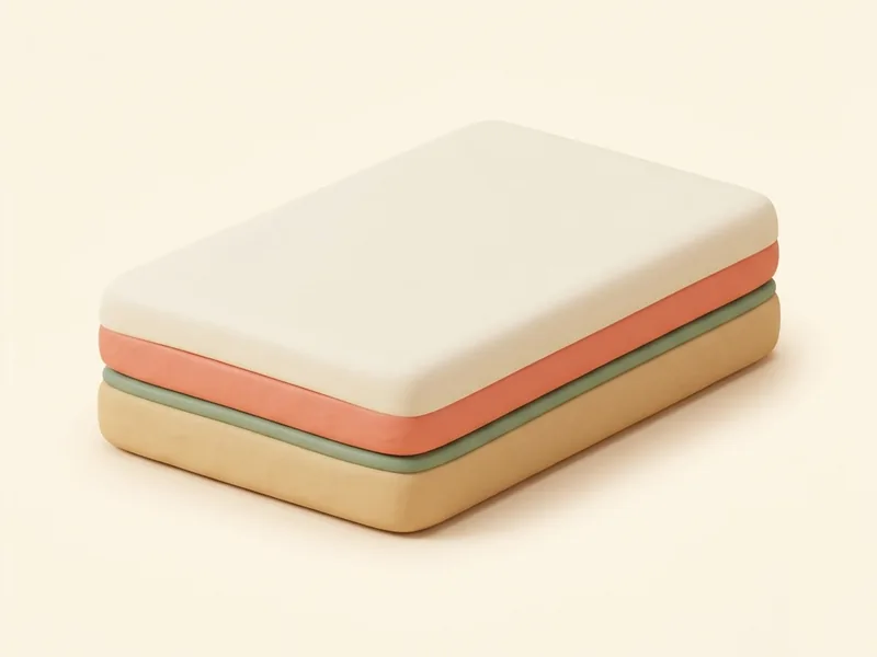 Firm Crib Mattress — Firm on the infant side, softer on the toddler side
