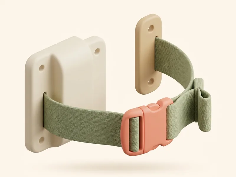 Furniture Anchor Straps — Straps that bolt a dresser to the wall