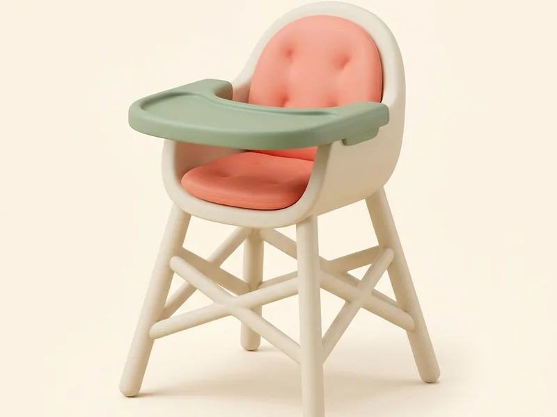 High Chair — A high chair for sitting and dropping food